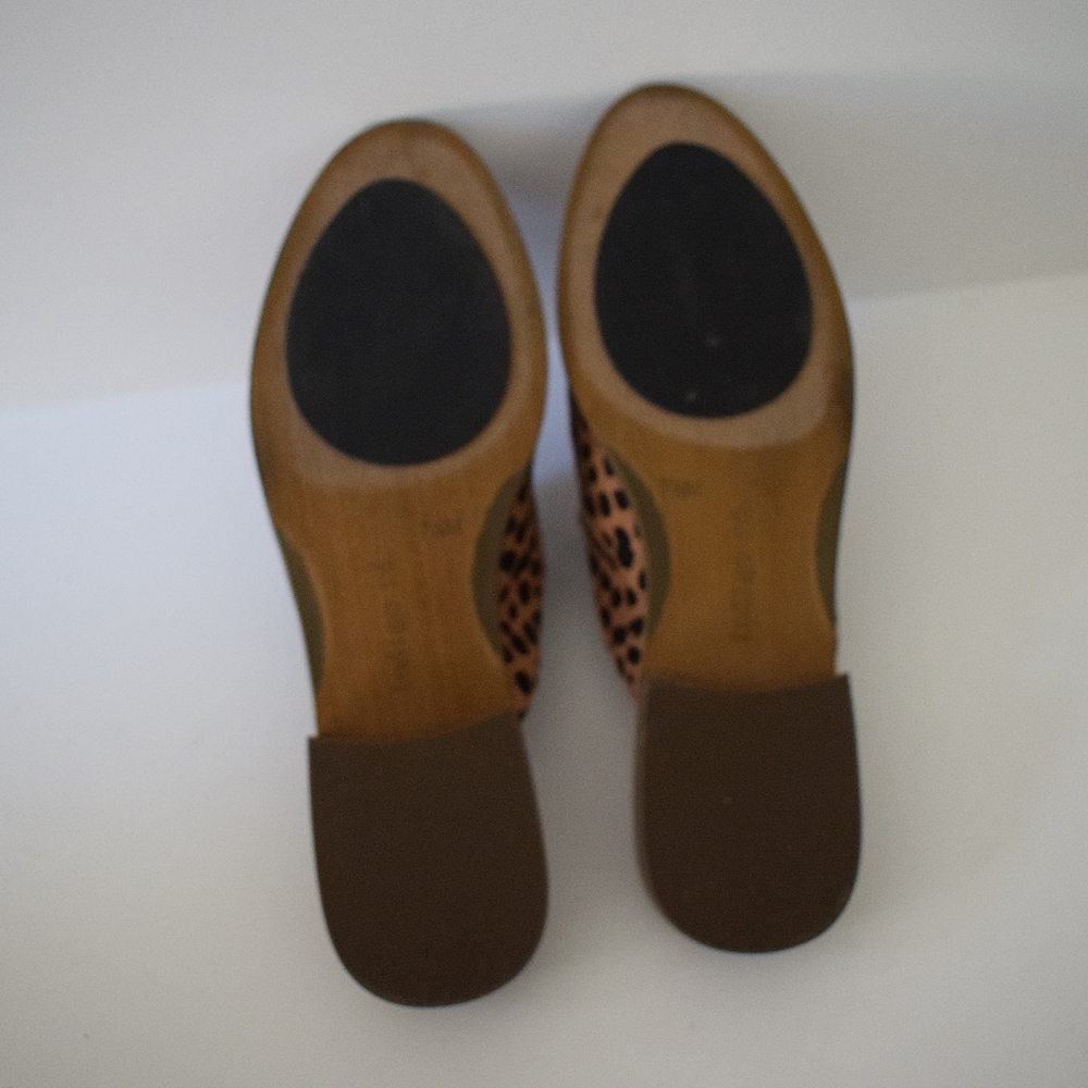 Indigo Rd Hayze Cheetah Print Mules Clogs Shoes Womens 7.5 M Low Block Heel - Picture 6 of 7